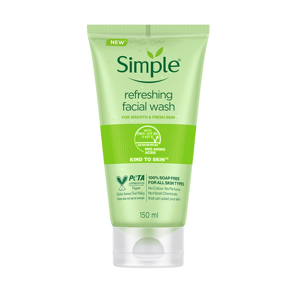 Simple Kind to Skin Refreshing Facial Wash Gel ,150 ml
