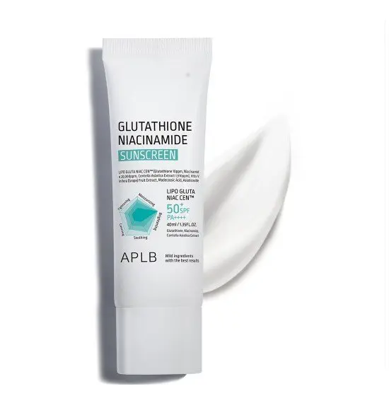 APLB Glutathione Niacinamide Sunscreen SPF50+ PA++++, 40 ml