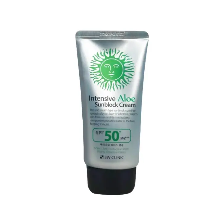 3W Clinic Intensive Aloe Sunblock Cream SPF 50+ PA+++, 70 ml