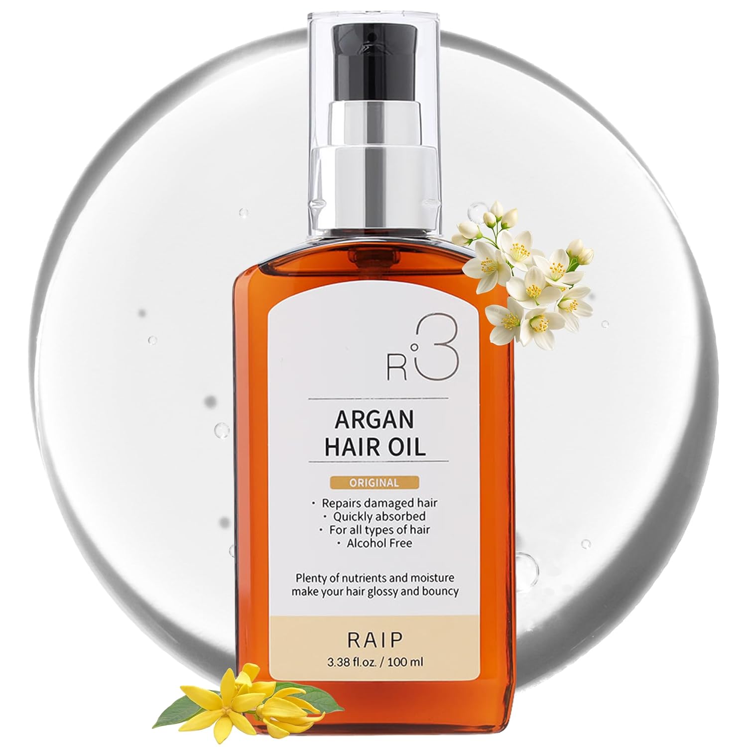 RAIP R3 Argan Hair Oil, 100 ml