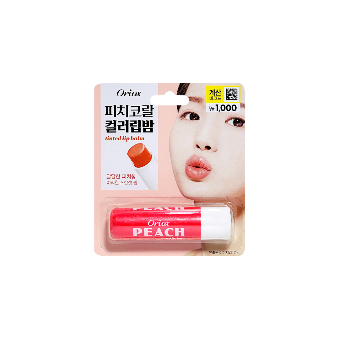Oriox Color Lip Balm 4.8g – peach